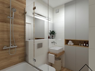 White&wood w łazience