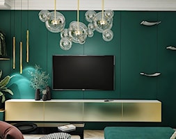 Projekt mieszkania - Salon, styl glamour - zdjęcie od Taki Projekt - Homebook