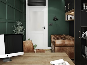 Projekt mieszkania - Biuro, styl glamour - zdjęcie od Taki Projekt