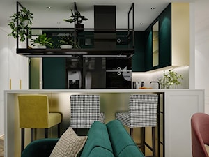 Projekt mieszkania - Kuchnia, styl glamour - zdjęcie od Taki Projekt