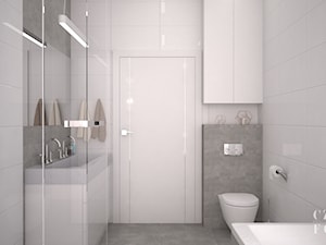 Biało-szara łazienka - zdjęcie od CZYSTA FORMA