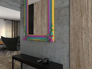 Hol z dekoracyjnym lustrem - zdjęcie od CZYSTA FORMA
