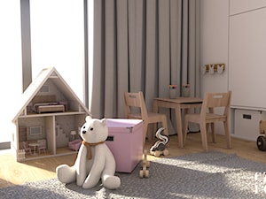 Dom pod Włodawą - Średni biały pokój dziecka dla dziecka dla chłopca dla dziewczynki - zdjęcie od CZYSTA FORMA
