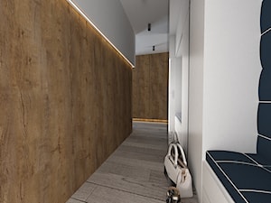Apartament na Nowym Mokotowie - Średni biały hol / przedpokój, styl nowoczesny - zdjęcie od CZYSTA FORMA