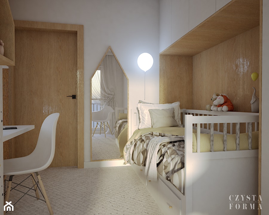 Ciepły pokój, który zmienia się wraz z rozwojem dziecka - zdjęcie od CZYSTA FORMA