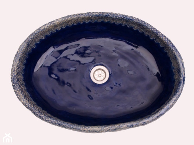 umywalka nablatowa z odciśniętą koronką - zdjęcie od Dekornia - Homebook