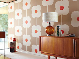 Tapeta w duże, graficzne kwiaty,Orla Kiely. - zdjęcie od Impresje Home Collection