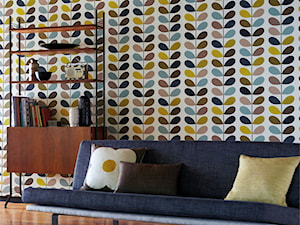 Tapeta w graficzne liście Orla Kiely. - zdjęcie od Impresje Home Collection