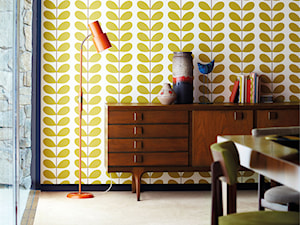 Tapeta w graficzne liście Orla Kiely. - zdjęcie od Impresje Home Collection