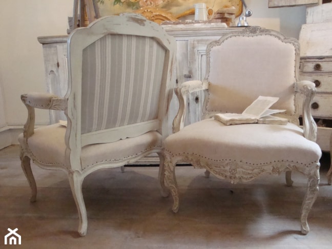 Fotele Ludwika XIV - Salon, styl prowansalski - zdjęcie od Meubles de Charme - Homebook