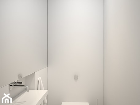 Aranżacje wnętrz - Łazienka: biała prosta łazienka - leconcept. Przeglądaj, dodawaj i zapisuj najlepsze zdjęcia, pomysły i inspiracje designerskie. W bazie mamy już prawie milion fotografii!