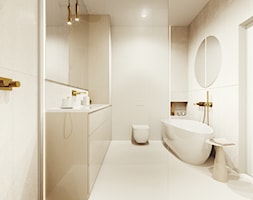 Ligota Katowice - Średnia z punktowym oświetleniem łazienka - zdjęcie od Magic Interior Design - Homebook