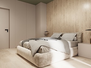 Nowe Ptasie - Średnia beżowa sypialnia - zdjęcie od Magic Interior Design