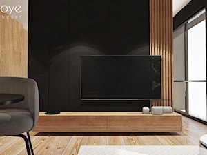 Mały czarny salon, styl nowoczesny - zdjęcie od MOYE Concept
