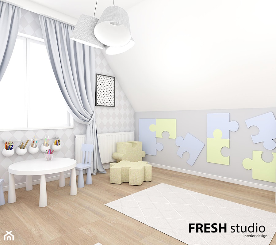 pokój dziecka styl nowoczesny - zdjęcie od FRESHstudio projektowanie wnętrz
