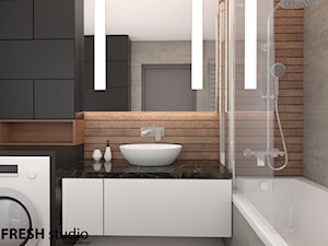 łazienka styl industrialny FRESHstudio - zdjęcie od FRESHstudio projektowanie wnętrz