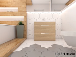 łazienka nowoczesna FRESHstudio - zdjęcie od FRESHstudio projektowanie wnętrz