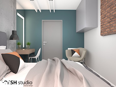 Aranżacje wnętrz - Sypialnia: sypialnia styl industrialny FRESHstudio - FRESHstudio projektowanie wnętrz . Przeglądaj, dodawaj i zapisuj najlepsze zdjęcia, pomysły i inspiracje designerskie. W bazie mamy już prawie milion fotografii!