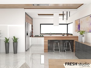 kuchnia styl nowoczesny FRESHstudio - zdjęcie od FRESHstudio projektowanie wnętrz