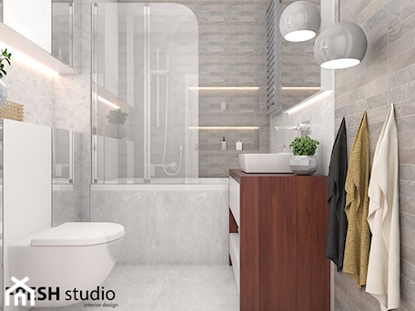 Aranżacje wnętrz - Łazienka: łazienka nowoczesna FRESHstudio - FRESHstudio projektowanie wnętrz . Przeglądaj, dodawaj i zapisuj najlepsze zdjęcia, pomysły i inspiracje designerskie. W bazie mamy już prawie milion fotografii!