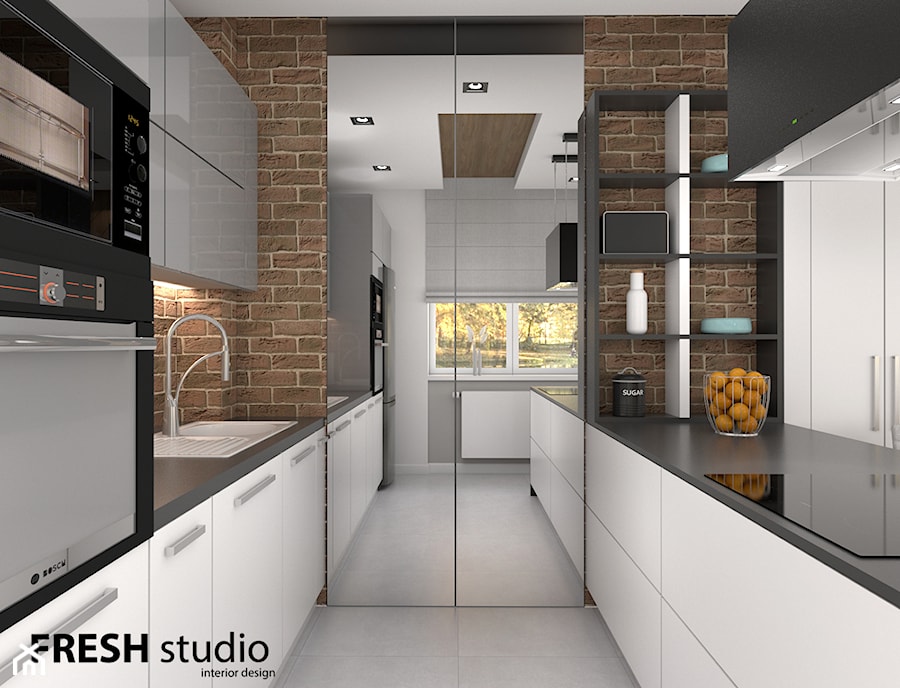 kuchnia styl nowoczesny FRESHstudio - zdjęcie od FRESHstudio projektowanie wnętrz