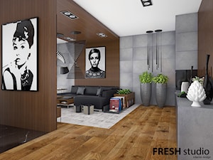 salon styl nowoczesny - zdjęcie od FRESHstudio projektowanie wnętrz