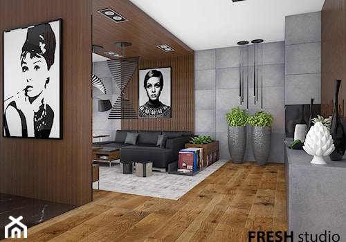 salon styl nowoczesny - zdjęcie od FRESHstudio projektowanie wnętrz