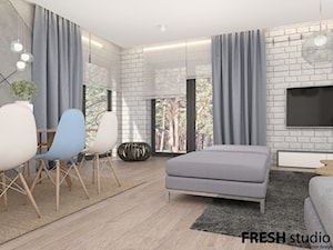 salon nowoczesny FRESHstudio - zdjęcie od FRESHstudio projektowanie wnętrz