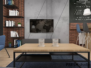 salon styl industrialny FRESHstudio - zdjęcie od FRESHstudio projektowanie wnętrz