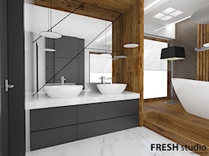 łazienka styl nowoczesny FRESHstudio - zdjęcie od FRESHstudio projektowanie wnętrz