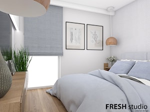 Nowocześnie i przytulnie - Sypialnia, styl nowoczesny - zdjęcie od FRESHstudio projektowanie wnętrz