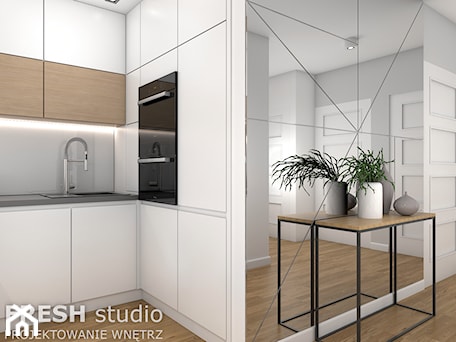 Aranżacje wnętrz - Kuchnia: kuchnia nowoczesna FRESHstudio - FRESHstudio projektowanie wnętrz . Przeglądaj, dodawaj i zapisuj najlepsze zdjęcia, pomysły i inspiracje designerskie. W bazie mamy już prawie milion fotografii!