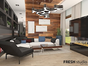 salon styl nowoczesny FRESHstudio - zdjęcie od FRESHstudio projektowanie wnętrz