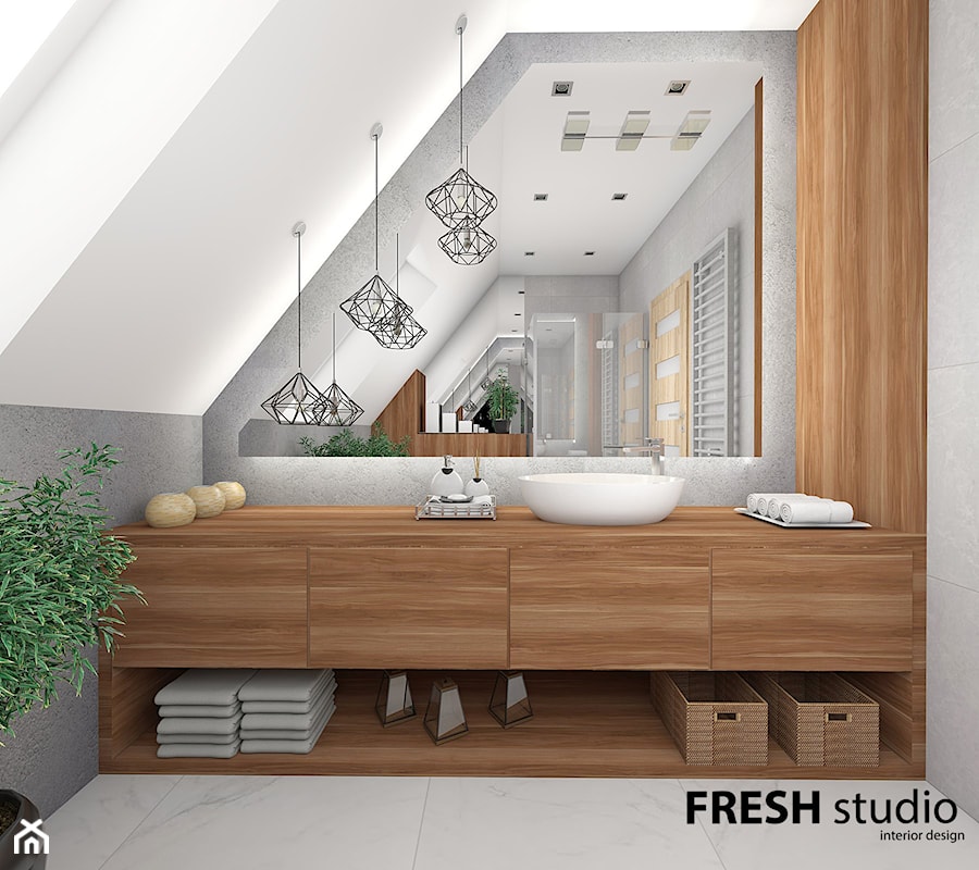 łazienka styl nowoczesny - zdjęcie od FRESHstudio projektowanie wnętrz
