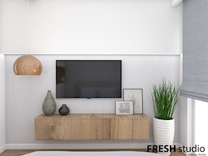 Nowocześnie i przytulnie - Sypialnia, styl nowoczesny - zdjęcie od FRESHstudio projektowanie wnętrz