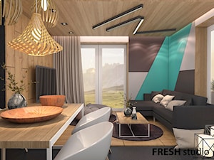 salon skandynawski freshstudio - zdjęcie od FRESHstudio projektowanie wnętrz