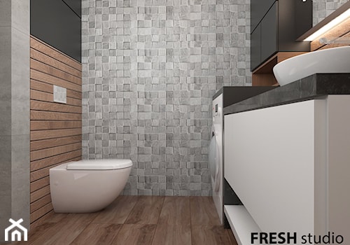 łazienka styl industrialny FRESHstudio - zdjęcie od FRESHstudio projektowanie wnętrz