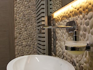 Beżowy otoczak - mozaiki z otoczaków na ściany - zdjęcie od Lux4home™