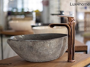 Umywalka z kamienia naturalnego polnego w łazience - zdjęcie od Lux4home™