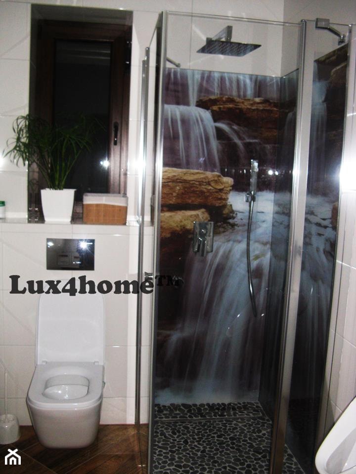 Otoczaki pod prysznicem - Prysznic z otoczaków - zdjęcie od Lux4home™ - Homebook