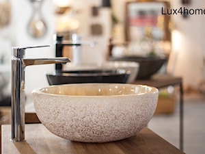 Misy kamienne do łazienki - umywalki z kamienia naturalnego na blat - zdjęcie od Lux4home™