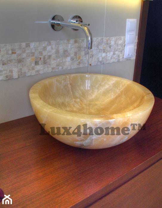 Umywalka z onyksu - Umywalki z onyksu Lux4home™ - zdjęcie od Lux4home™ - Homebook