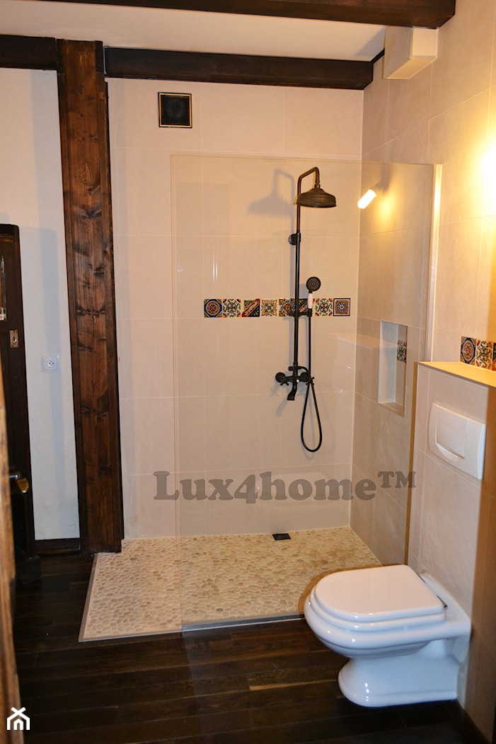 Otoczaki na sciane i podłogi - Otoczaki prysznic - zdjęcie od Lux4home™ - Homebook