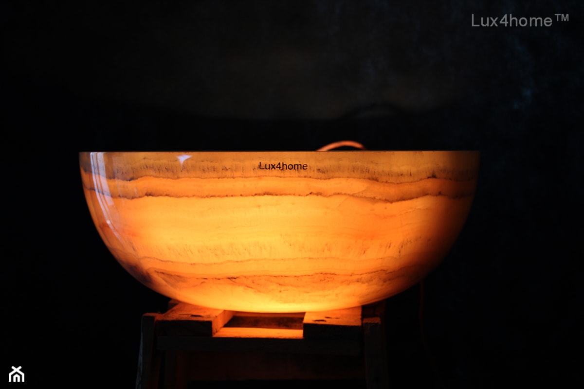 Umywalki z onyksu - podświetlony onyks - zdjęcie od Lux4home™ - Homebook