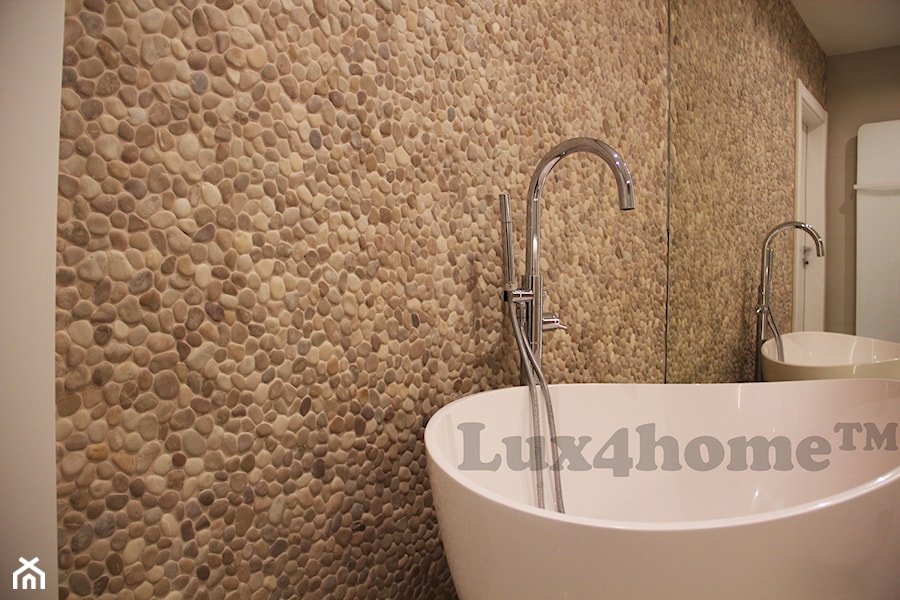 Otoczaki na sciane i podłogi - otoczaki w łazienkach - zdjęcie od Lux4home™