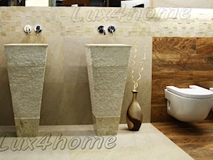 umywalki z kamienia marmur w łazience - zdjęcie od Lux4home™