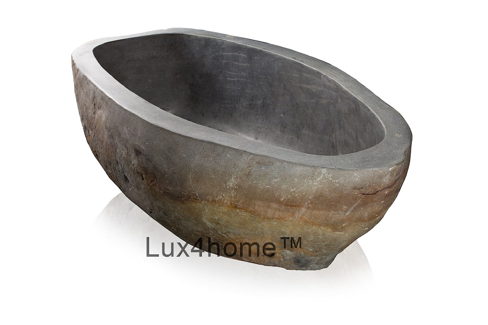 Wanna z kamienia polnego cena producenta – kamienne wanny na wymiar - zdjęcie od Lux4home™ - Homebook
