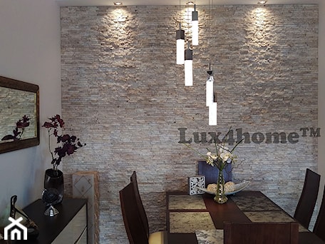 Aranżacje wnętrz - Salon: Ściany z kamienia w salonie - łupek kamienny R240 Lux4home - Lux4home™. Przeglądaj, dodawaj i zapisuj najlepsze zdjęcia, pomysły i inspiracje designerskie. W bazie mamy już prawie milion fotografii!