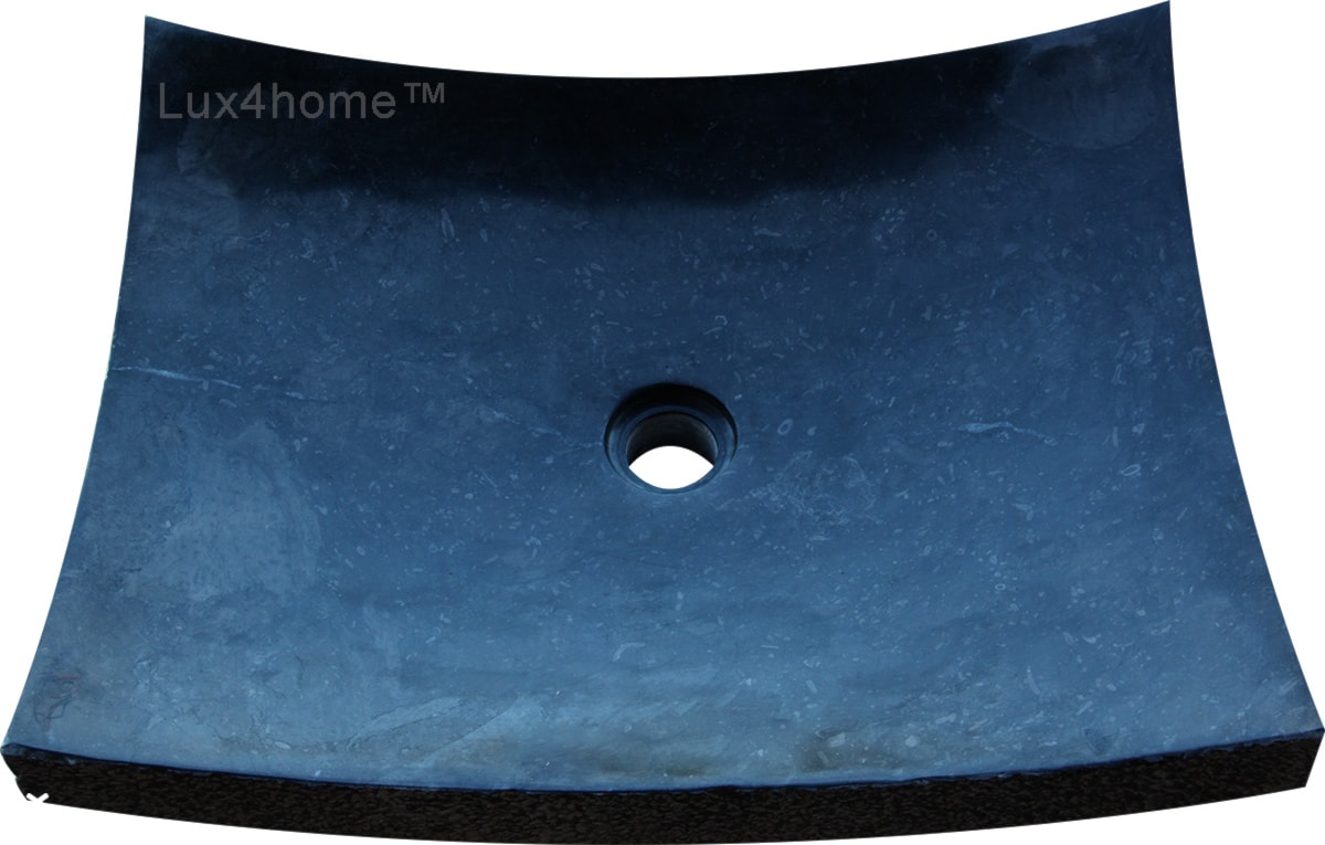 Czarna umywalka do łazienki - umywalka z marmuru - zdjęcie od Lux4home™ - Homebook