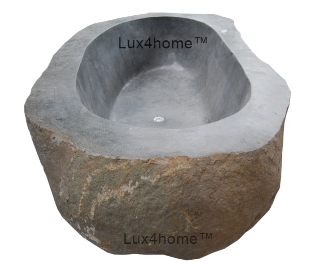Wanna z kamienia polnego cena producenta – kamienne wanny na wymiar - zdjęcie od Lux4home™ - Homebook